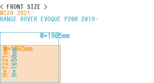#MC20 2021- + RANGE ROVER EVOQUE P200 2019-